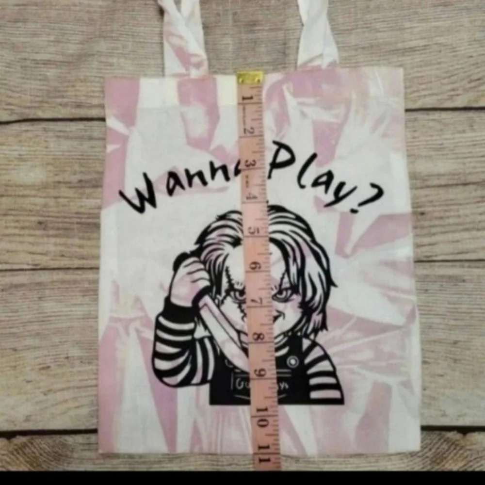 Chucky horror Halloween small tote trick Or treat bag